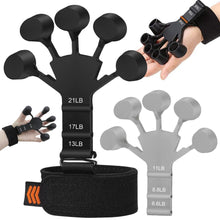 Lade das Bild in den Galerie-Viewer, 1PCS Finger Gripper Patients Hand Strengthener Guitar Finger Flexion And Extension Training Device 6 Resistant Strength Trainer
